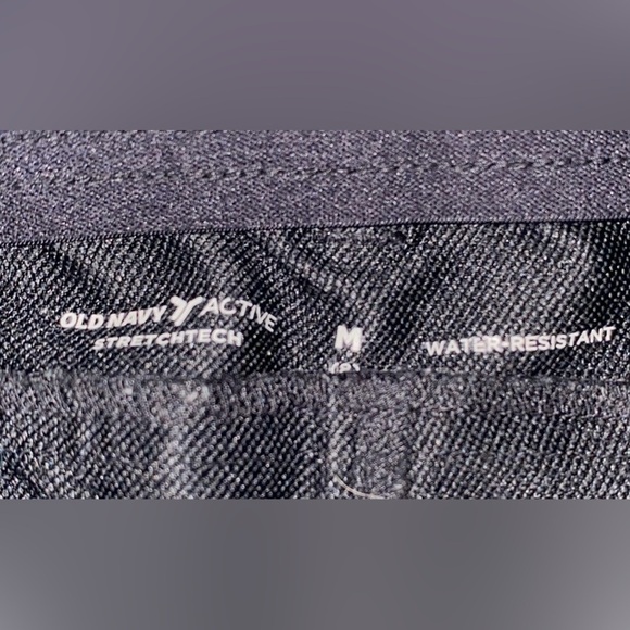 OLD NAVY cargo active stretchtech water resistant snap zipper black size 8 - Picture 5 of 12